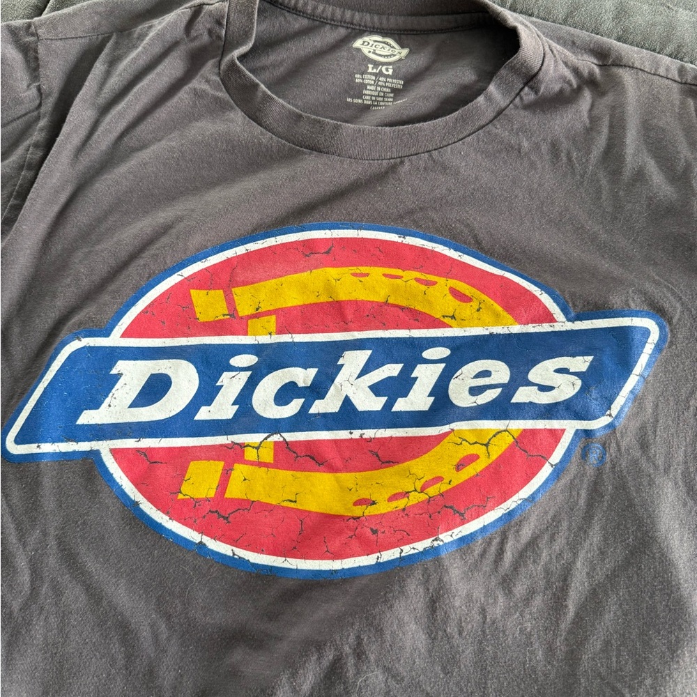 Dickies Black Hoodie and Gray T-Shirt Set Y2K - Picture 10 of 14